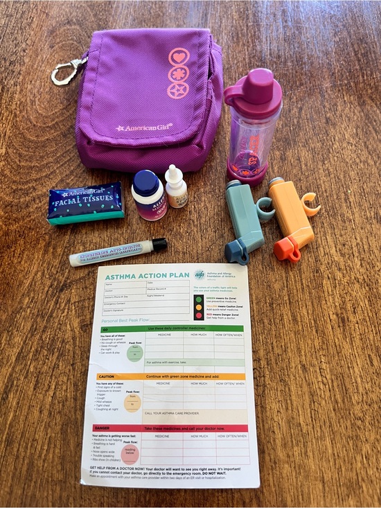 American Girl Other - American Girl Doll Medical Bundle – Wheelchair, Asthma Kit & Accessories